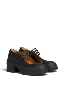 Marni Leren pumps - Zwart