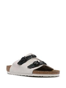 Birkenstock Arizona suède sandalen - Wit