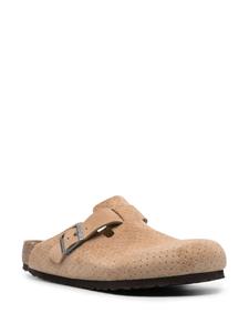 Birkenstock Boston suède sandalen - Beige