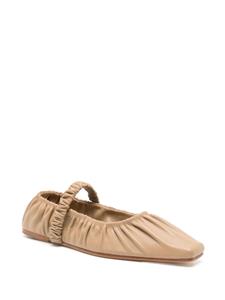 Studio Amelia Zadie leren ballerina's - Beige