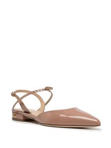 Jennifer Chamandi Ballerina's met hak - Roze