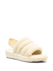 UGG Fluff Yeah badstof slippers - Geel