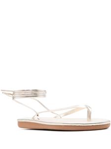 Ancient Greek Sandals Sahara leren sandalen - Goud