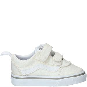 Vans Ward V Spring Glitter Klittenband Sneaker Meisjes Beige