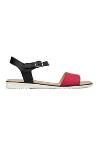 FAIRMA ETHICAL DESIGN Damen vegan Sandalen Maam Washpapa Schwarz & Rot