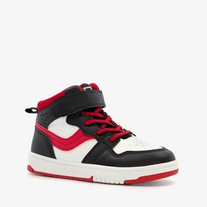 Blue Box hoge jongens sneakers zwart/rood