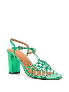Chie Mihara Bassi leren sandalen - Groen