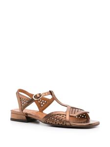 Chie Mihara Tencha sandalen met metallic-effect - Bruin