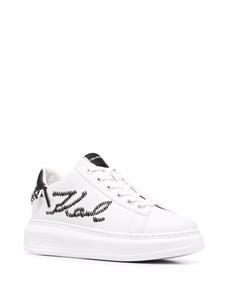 Karl Lagerfeld Sneakers met geborduurd logo - Wit