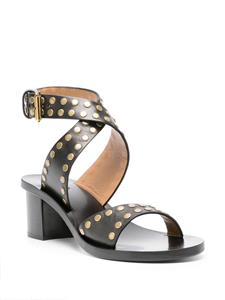 ISABEL MARANT Jillin 50mm leather sandals - Zwart