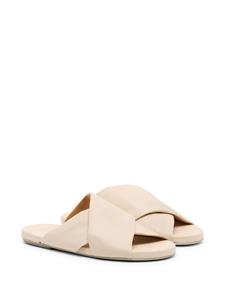 Marsèll flat leather sandals - Beige