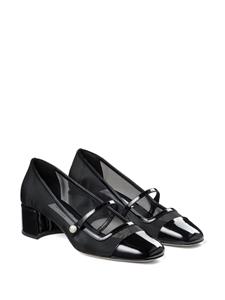 Jimmy Choo Elisa 45 leather pumps - Zwart