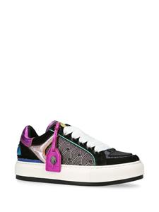 Kurt Geiger London Southbank Tag sneakers met vlakken - Zwart