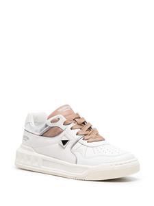 Valentino Garavani One Stud leather sneakers - Wit