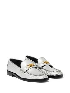 Versace Medusa metallic loafers - Zilver