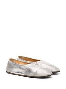 Marsèll Slippers van gelaagd leer - Zilver