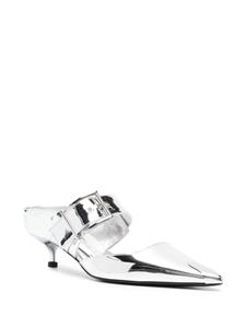 Alexander McQueen Punk gespiegelde muiltjes - Zilver