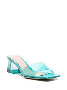 Gianvito Rossi Cosmic doorzichtige muiltjes - Blauw