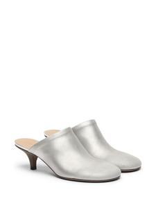 Marsèll Spilla 45mm laminated leather mules - Grijs