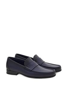 Ferragamo Loafers met logo-reliëf - Blauw