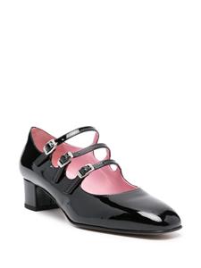 Carel Paris Kina 40mm patent-leather pumps - Zwart