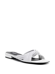 Sergio Rossi Leren sandalen - Wit