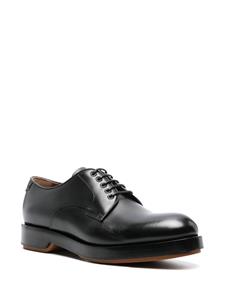 Zegna Leren Derby veterschoenen - Zwart