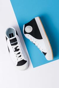 Komrads Herren vegan Sneaker Icns Partizan Schwarz Weiß