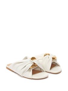 JW Anderson Twist sandalen van imitatieleer - Wit