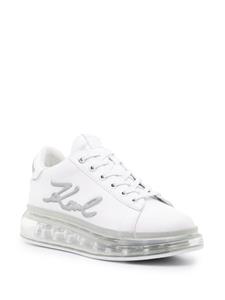 Karl Lagerfeld Kapri Kushion leather sneakers - Wit