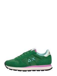 SUN68 Ally Solid Nylon Sneaker Dames Groen