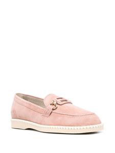 Hogan H642 suède loafers - Roze