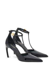 Ferragamo Pumps van lakleer - Zwart