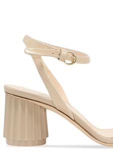 AGL Dorica M 70mm leather sandals - Beige