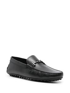 Tod's City Gommino leather loafers - Zwart