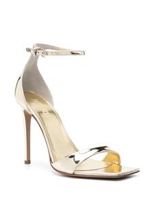 Paris Texas 105mm patent leather sandals - Goud