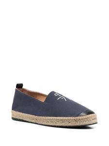 Philipp Plein Espadrilles met logoprint - Blauw