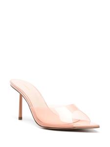 Le Silla Gilda 90mm translucent mules - Beige