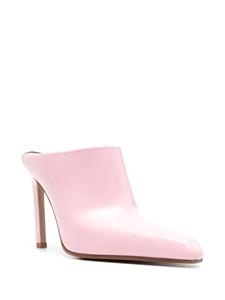 Paris Texas Jude 100mm leather mules - Roze