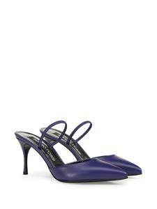 Sergio Rossi Godiva 75mm leather pumps - Paars