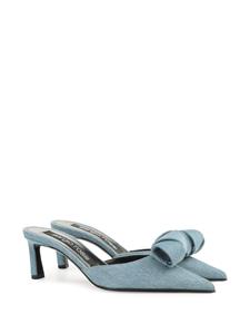 Sergio Rossi Bigoudi denim mules - Blauw