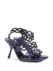 Sergio Rossi sr Mermaid 60mm leather sandals - Paars
