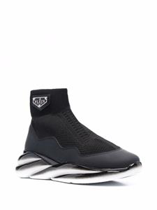 Philipp Plein Skywalker soksneakers - Zwart