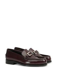Sergio Rossi Sr Nora leather loafers - Rood