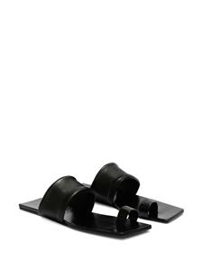 Jil Sander Sandalen met open neus - Zwart