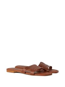 Karl Lagerfeld Brio leren sandalen - Bruin