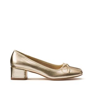 LA REDOUTE COLLECTIONS Metallic ballerina's met hak