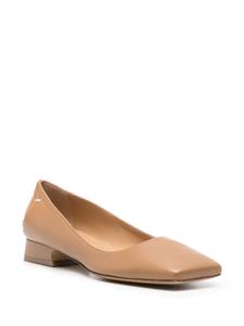 Maison Margiela Leren ballerina's - Bruin