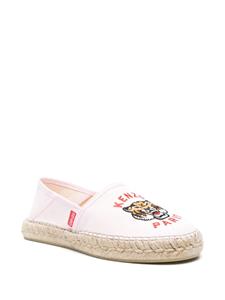 Kenzo Lucky Tiger canvas espadrilles - Roze