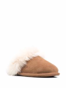 UGG Scuff Sis slippers met afwerking van bont - Bruin